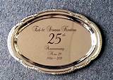Photos of Engraved Silver Platters