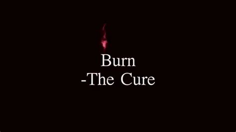 Burn The Cure lyric video 