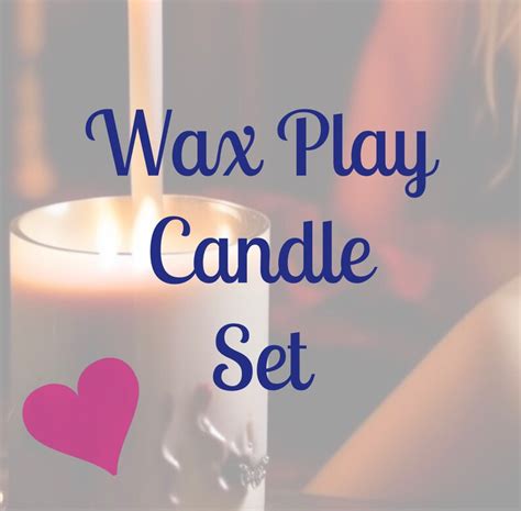 Mature Content Hot Wax Play Candle BDSM Bondage Set Etsy