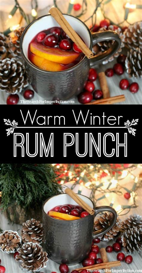 And made this christmas drink with coconut rum and mint that brings the perfect blend of summer flavors and a hint of holiday sparkle. Warm Winter (Local) Rum Punch - The Perfect Holiday Cocktail or Mocktail | Winter cocktails ...