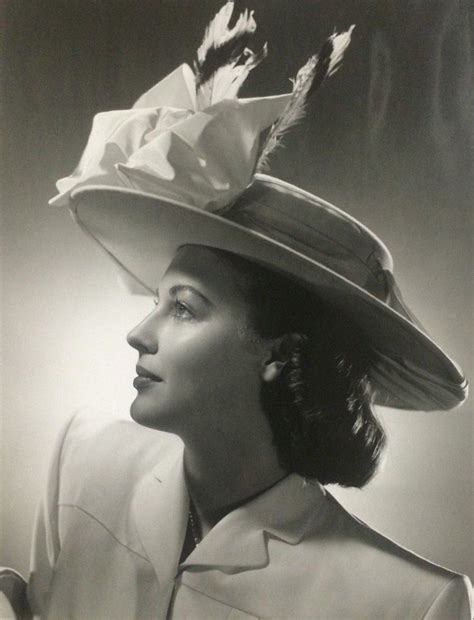 Ava Gardner Wearing A Hat By Walter Florell Old Hollywood Style