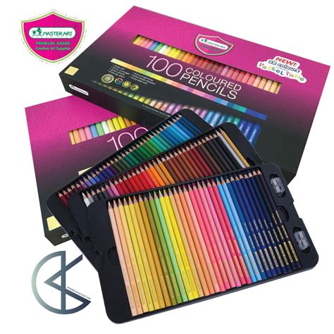 Master Art Premier Colored Pencils Soft Corecolouring Pencils Set 100
