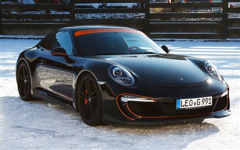 2016 Gemballa Porsche 911 Gforged One Black Wallpaper Hd Car Wallpapers 6150