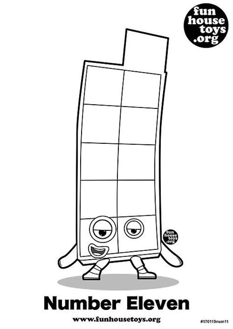 Numberblocks 1 Coloring Pages Ohcoloring Pages