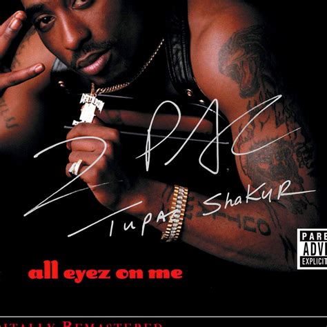 2pac All Eyez On Me Lp Cover Limited Signature Edition Studio Licensed