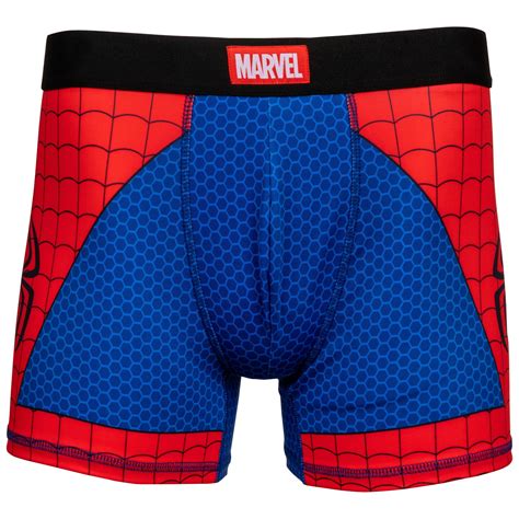 Spider Man Large Spider Man Costume Suit Mens Underwear