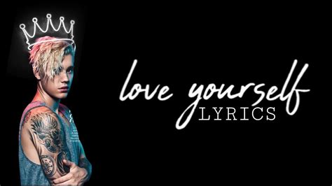 Justin Bieber Love Yourself Lyrics Youtube