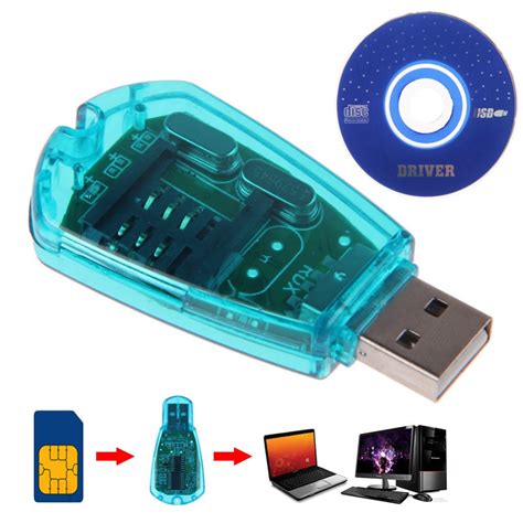 Phone cards & sim cards. Usb Sim Card Reader Adapter Cellphone Standard Copy Writer ...