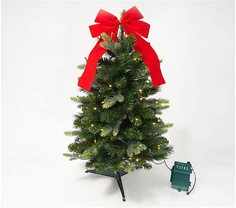 Bethlehem Lights 30 Green Stake Tree With 2 In 1 Led Lights With Remote