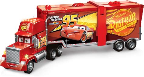 Disney Pixar Cars Super Track Mack Playset Transforming Truck With