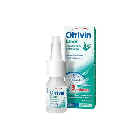 Otrivin Seawater With Eucalyptus Nose Spray 20ml