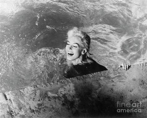Marilyn Monroe Swimming Nude Photograph By Bettmann Fine Art America