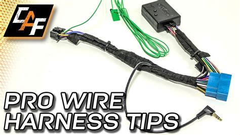 Many motorcycle intercom owners would like to use their system to communicate with their friends, who may be using a different brand. Radio Wiring Harness - How to Install like a PRO - YouTube