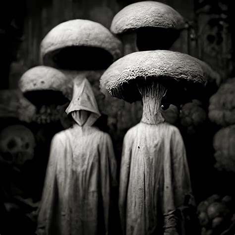 another rare photograph of the mysterious mushroom cult in 1933 r shrooms