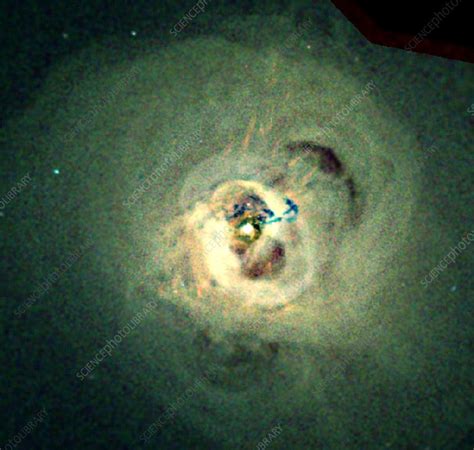 Perseus A Galaxy X Ray Image Stock Image C0071522 Science Photo