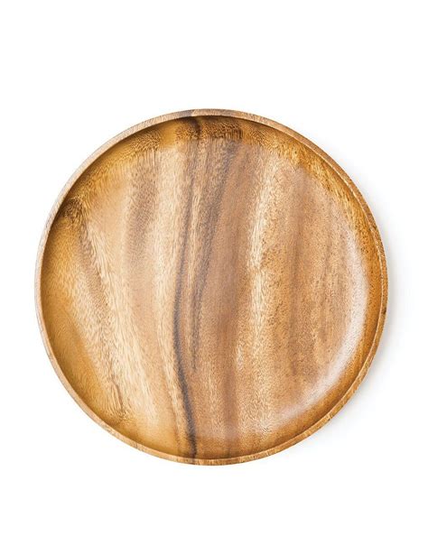 Acacia Wood Oversized Dinner Plate In 2022 Acacia Wood Dinner Plates