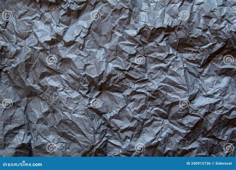 Abstract Black Crumpled Paper Background Stock Photo Image Of Texture