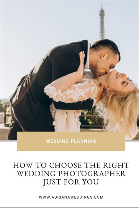 How To Choose The Right Wedding Photographer Just For You Wedding