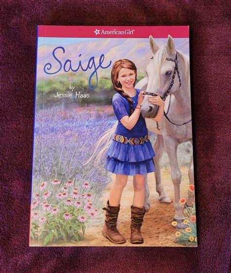 New American Girl Doll Book Saige By Jessie Haas Etsy