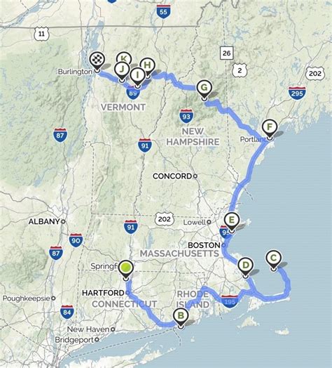 New England States Planning The Perfect Northeast Road