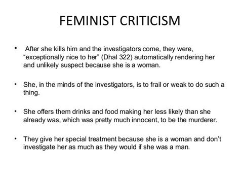 Feminist Criticism Ppt