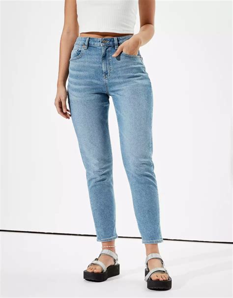 ae stretch mom jean in 2021 mom jeans best mom jeans high waisted mom jeans