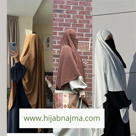 Jilbab Tripple Layered Abaya Burqa Islamic Face Cover Veil Hidden Gems