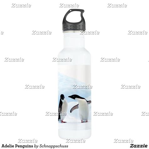 Adelie Penguins Water Bottle Penguin Water Bottle Water