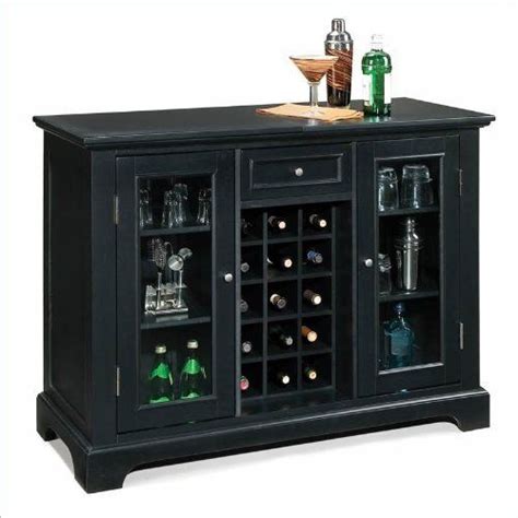Home Style Bedford Bar Cabinet Black Home Bar Furniture Home Bar