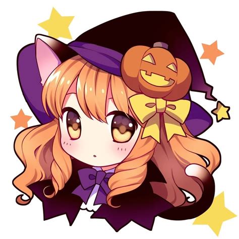 Wasabi Sekai982388 Cute Halloween Drawings Anime Chibi Anime
