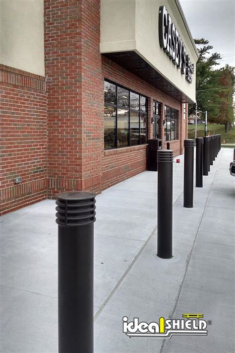 Ideal shield bollard cover colors. 6" Cinco Decorative Bollard Cover | Ideal Shield