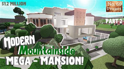 Mountaintop Mega Mansion Build Bloxburg Part 2 Mansions Mega Images
