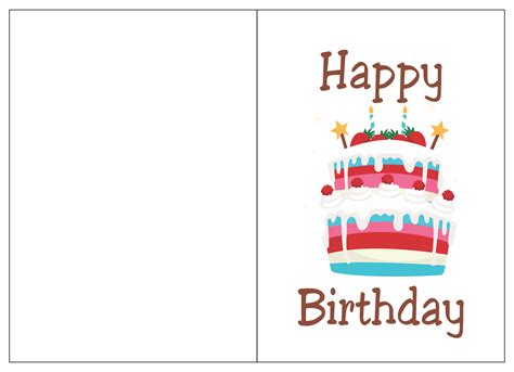 Foldable Free Printable Birthday Cards For Wife Free Printable Card