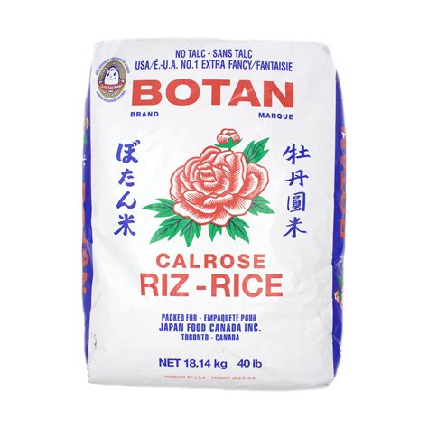 Botan Calrose Rice Musenmai Bag 40 Lb