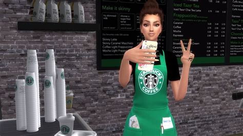 Lets Play L The Sims 4 I Part 7 Starbucks Youtube