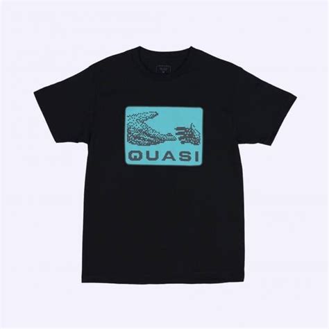 quasi skateboards cell skate t shirt black skate clothing from native skate store uk