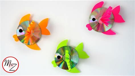 Wall Hanging Cd Fish Recycling Ideas With Cds Kids