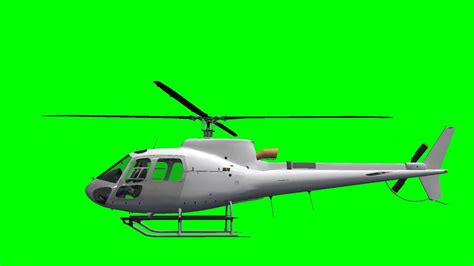 Helicopter Eurocopter Flying With Animated Pilot 4 Free Green