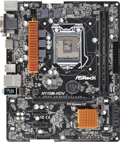 Asrock H110m Hdv Motherboard Specifications On Motherboarddb