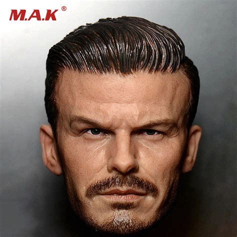 David beckham of real madrid in action during the uefa champions league match between bayern munich and real madrid at the olympic stadium on february 24, 2004 in munich, germany. Aliexpress.com : Buy 1/6 David Beckham Head Sculpt Young ...
