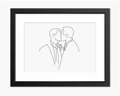 Gay Wedding T Gay Art Print Gay Love Ts Gay Etsy