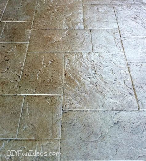 Concrete is, believe it or not, a very versatile material. GORGEOUS DIY STAMPED CONCRETE TILE DRIVEWAY FOR LESS $...MUCH LESS!!! - Do-It-Yourself Fun Ideas