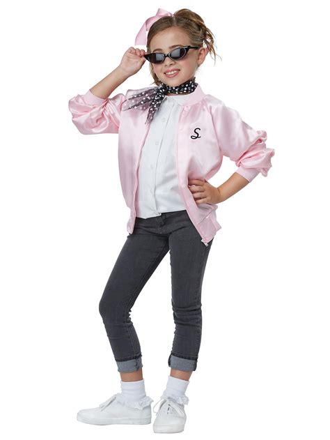 50s Satin Varsity Jacket Old School Grease Rock N Roll Pink Lady Girls