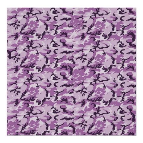 Pink And Purple Camouflage Background Posters Zazzle