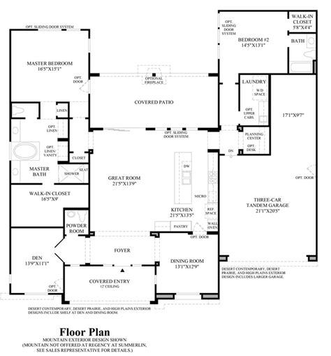 Many homes have different specifications, such as the number of bedrooms, bathrooms, size of the kitchen, and the the bedrooms should be at one end of the home while the living room and kitchen will be placed at the center of the home. Marlette (NV) Home Design - The Pinnacle Collection ...