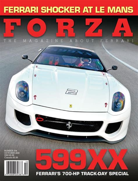 Issue 104 October 2010 Forza The Magazine About Ferrari
