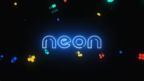 Neon Title Channel Opener Intro Template After Effects Animation Rkmfx