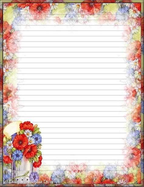 Printable Lined Paper Free Printable Stationery Book Stationery Cute