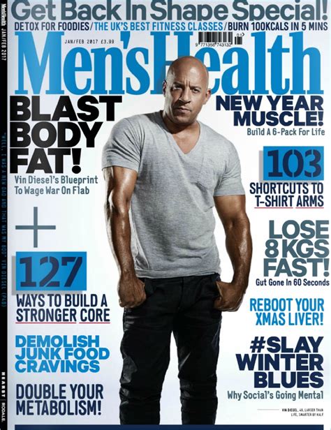 Vin Diesel Covers Men S Health Uk Talks Early Struggles In Hollywood