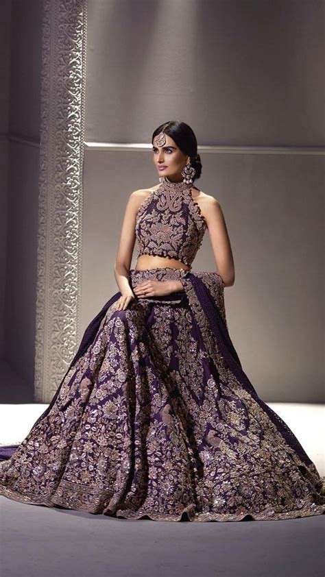 Pinterest Pawank90 Bridal Lehenga Purple Designer Bridal Lehenga Indian Bridal Lehenga